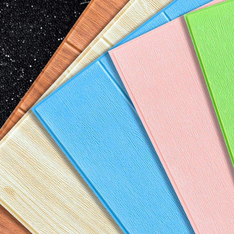 3D Embossed Interior Wall Covering Self-Adhesive Wood Look Wall Paneling