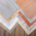 Modern Vinyl Floor Wood Look Peel and Stick Hand-Scraped PVC Floor