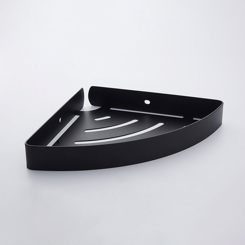 Silver/black Bathroom accessory set Modern 1/2/3 - Piece Bathroom shelf