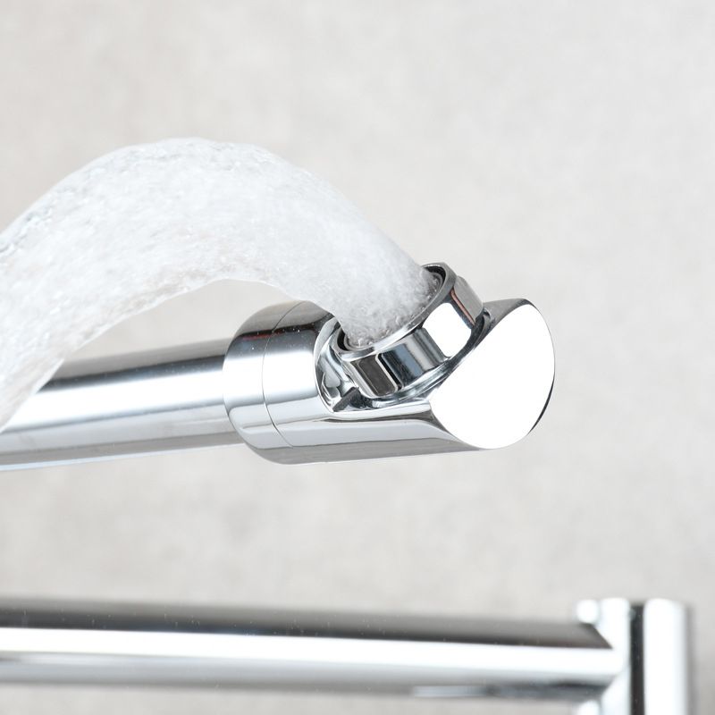 Modern Pull-down Faucet Single Handle Wall Mounted Pot Filler Low Profile 1 Holder Filler