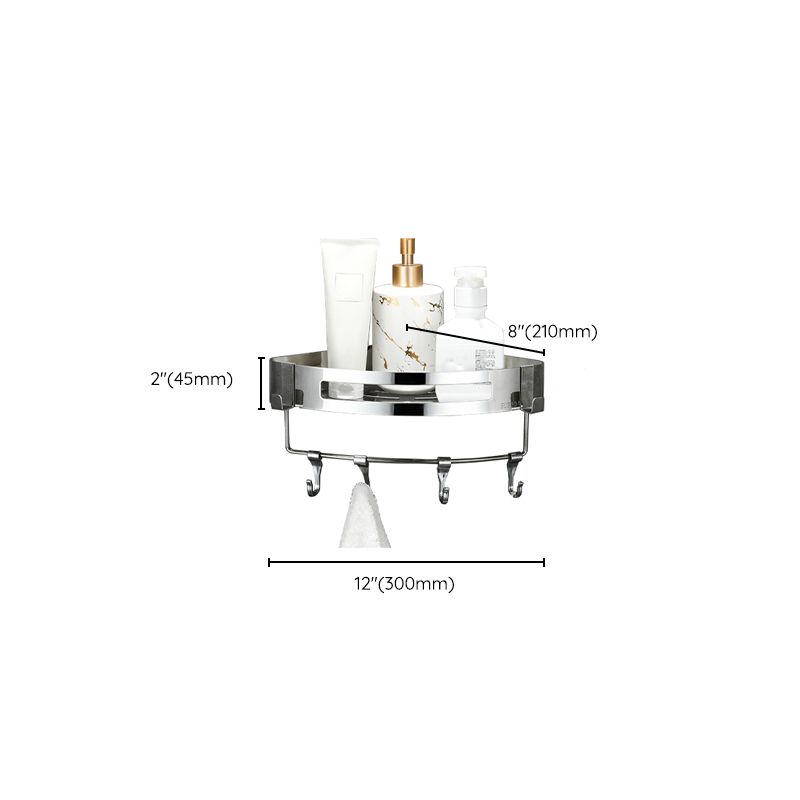 Modern Bathroom Hardware Set Silver Bathroom Shelf Bathroom Hardware Set