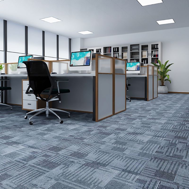 Waterproof Plastic Floor Rectangular Fabric Look Square Edge Floor Tile
