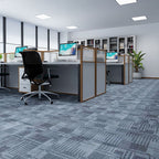 Waterproof Plastic Floor Rectangular Fabric Look Square Edge Floor Tile