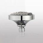 Modern Standard 5 Settings Shower Head Round Metal Adjustable Spray Pattern Shower Head