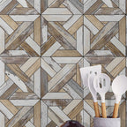 Modern Peel and Stick Tile Mosaic Tile Peel and Stick Splash Protection