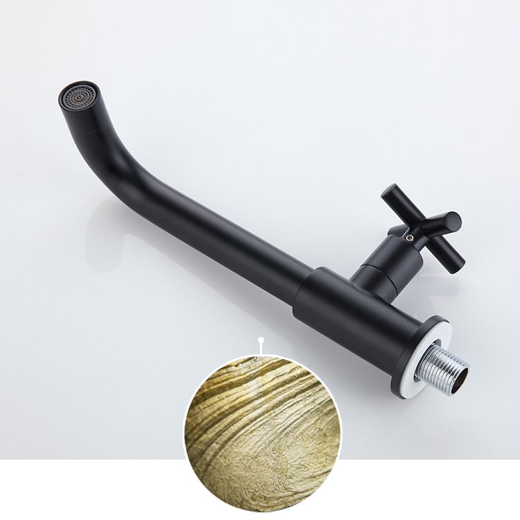 Widely used wall-mounted bathroom sink faucet cross handle low arch faucet