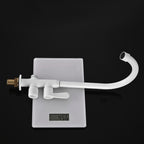 Single Cold Water Valve Uniform Color High Arc Deck Mounted Bathtub Faucet