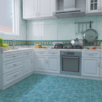 Peel and Stick PVC Flooring Matt Vinyl Floor with Square Edge