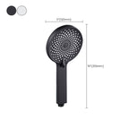 Contemporary round shower head in solid color handheld shower head for the bathroom