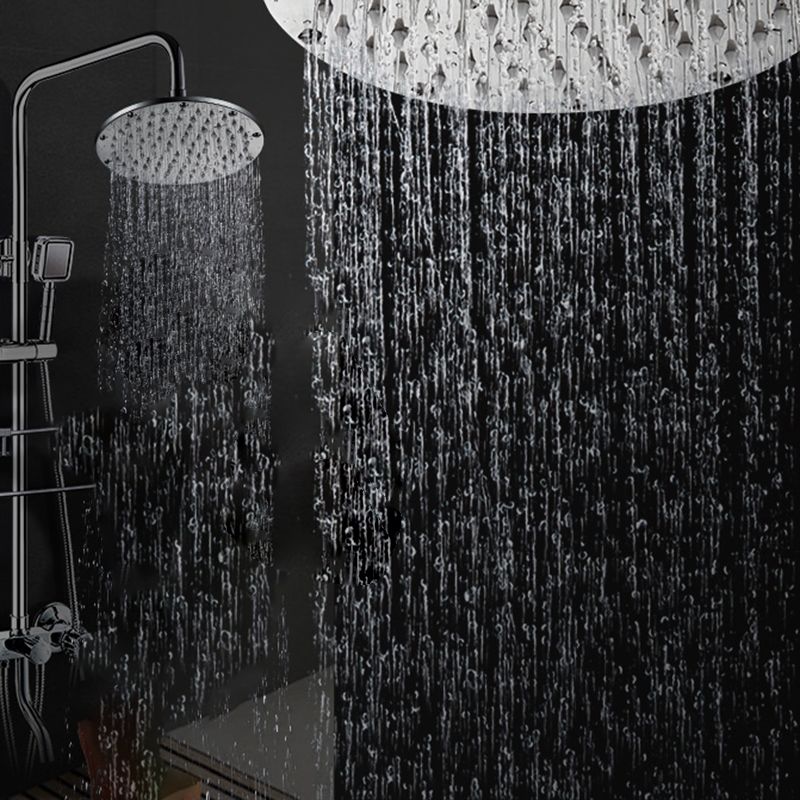 Contemporary Showerhead Combination Dual Showerhead Stainless Steel Wall-Mounted Showerhead