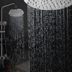 Contemporary Showerhead Combination Dual Showerhead Stainless Steel Wall-Mounted Showerhead