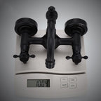 Traditional Wall Mounted Metal Bathtub Filler Low Arc Waterfall Bathroom Faucet