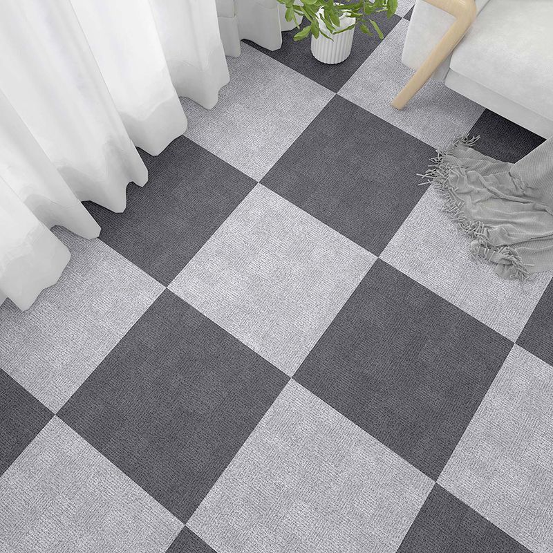 Rectangular Plastic Floor Waterproof Fabric Look Floor Tiles