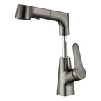 Pull-out Vessel Faucet Modern Sink Faucet with a Single Lever Handle