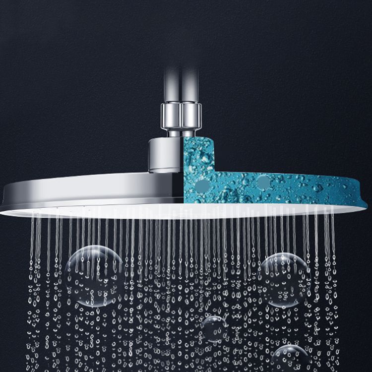 Round Showerhead Combo Modern Fixed Showerhead for Bathroom