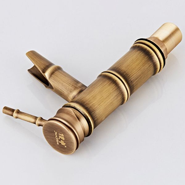 Lever Handle Vanity Faucet Country Low Arc Faucet Single Hole Basin Faucet