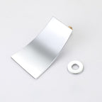 Modern Wall-Mounted Bathroom Faucet Low Arc Solid Brass Faucet