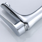 Single Hole Basin Tap Lever Handle 1 Hole Faucet for the Bathroom