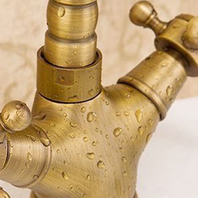 Glam Centerset Faucet Single Hole Sink Faucet with 2 Handles