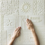 Peel and Stick Wall Ceiling 3D Embossed Wall Covering with Waterproof