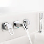 Wall Mounted Faucet Brass Lever Handle Bathroom Faucet Hand Shower