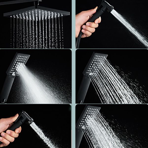 Adjustable Spray Sample Shower Combination Metal Shower Fitting Arm Shower Head with Slip Bar