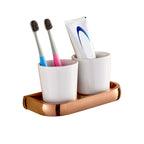 6-piece Bathroom Accessory Set Vintage Brass Bath Hardware Set
