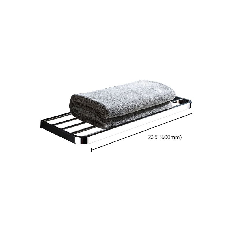 Polished Chrome Modern Bathroom Accessory Set made of Stainless Steel Towel Holder/Soap Dish