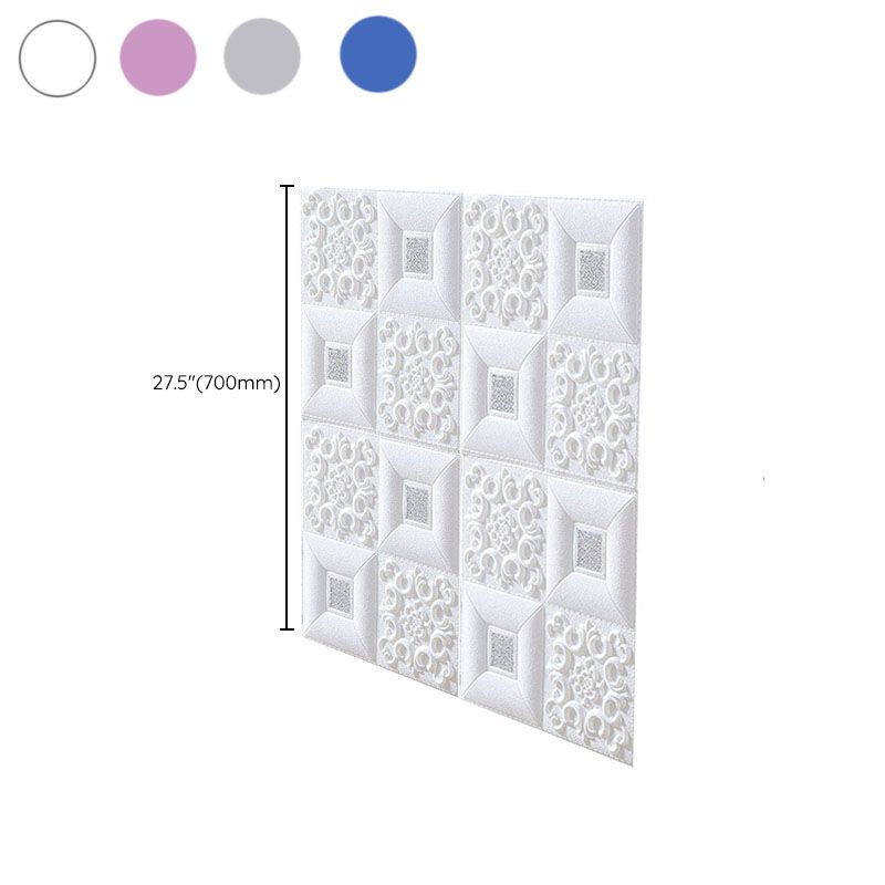 Modern Tin Wall Panel Smooth Wall Ceiling XPE Cotton Set of 1