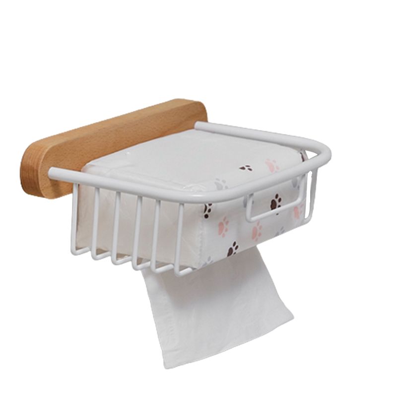 Modern natural bathroom accessories as a single piece or in a set made of solid wood