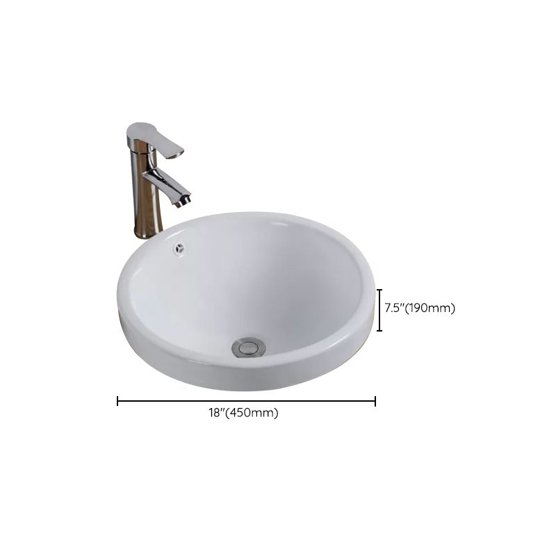 Contemporary oval wash stand ceramic metal undercounter basin