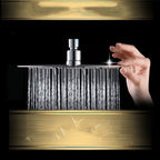Swiveling Rain Shower Head Wall Mounted Concealed Full Copper Pressure Shower