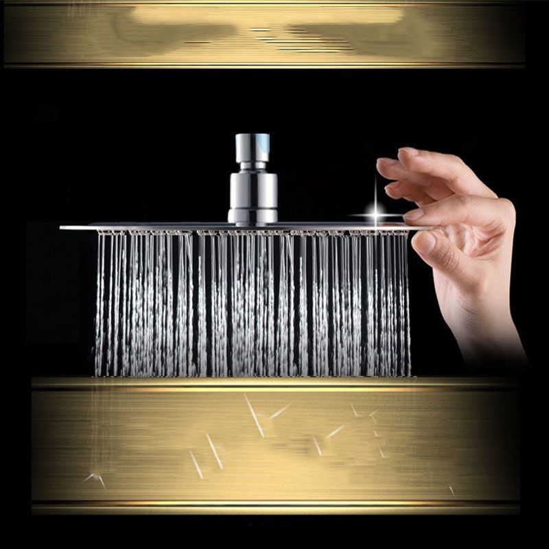 Swiveling Rain Shower Head Wall Mounted Concealed Full Copper Pressure Shower