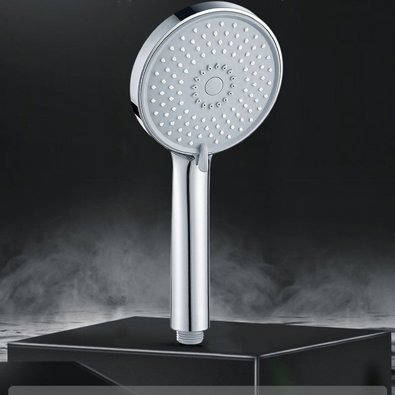 Round Handheld Shower Head with Self-Cleaning Wall-Mounted Shower Head