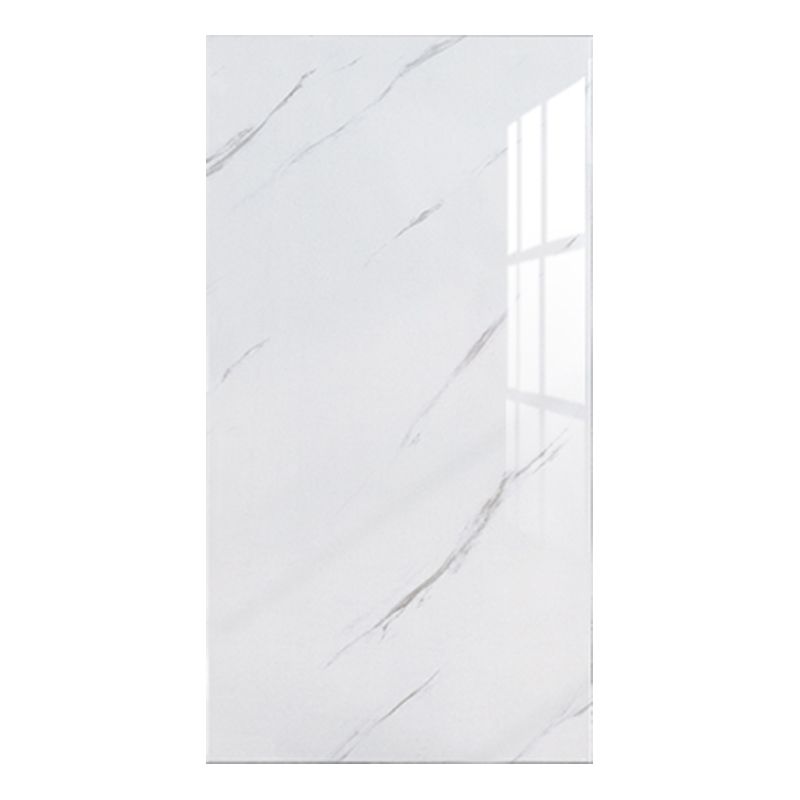Modern Pearl Wall Protection Element PVC Wall Access Panel Peel and Stick Wall Tile Set of 5