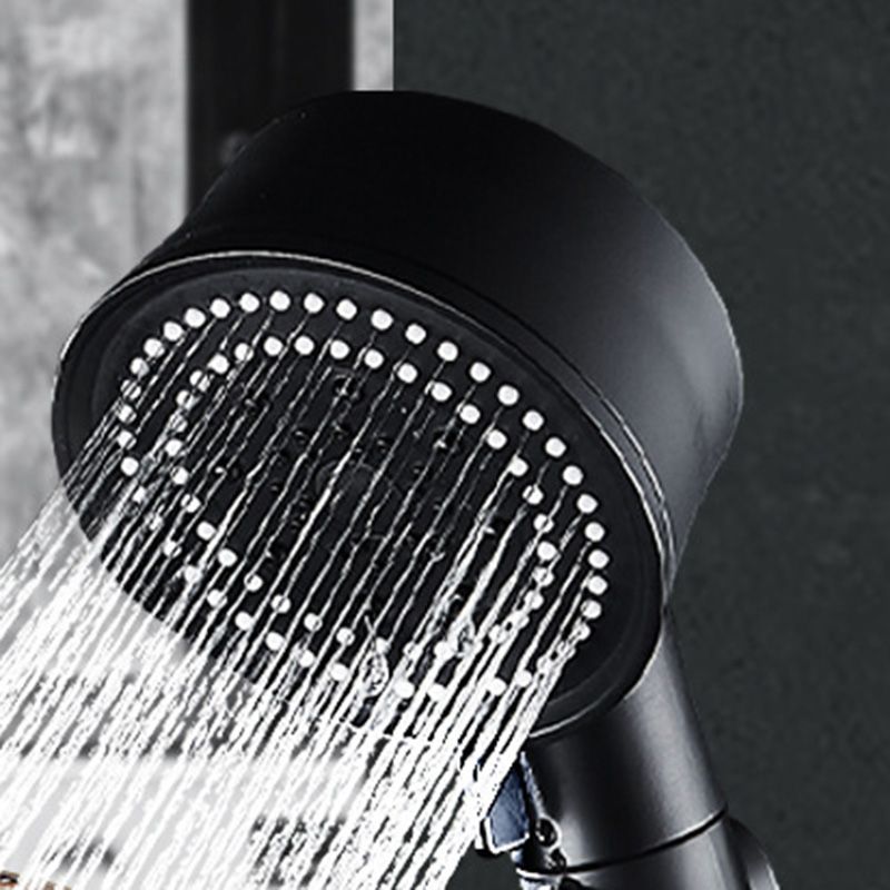 Plastic Handheld Showerhead Bathroom Adjustable Spray Pattern Showerhead