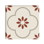 Peel & Stick Vinyl Floor Lightly patterned vinyl floor with straight edge