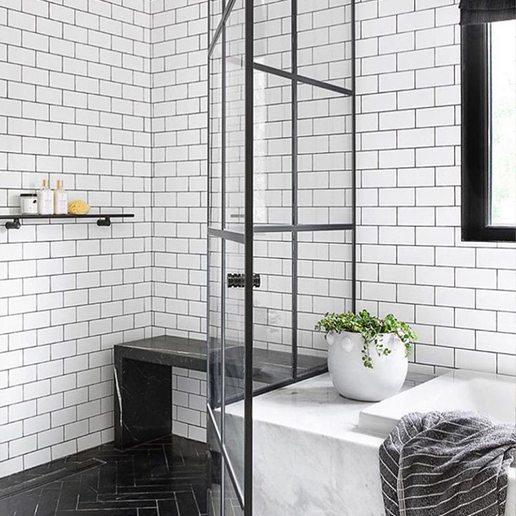 Plastic Peel & Stick Subway Tiles Contemporary Waterproof Peel & Stick Subway Tiles