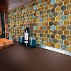 Tile Stripping & Gluing Plastic Waterproof Hexagonal Tile Stripping & Gluing for Shower