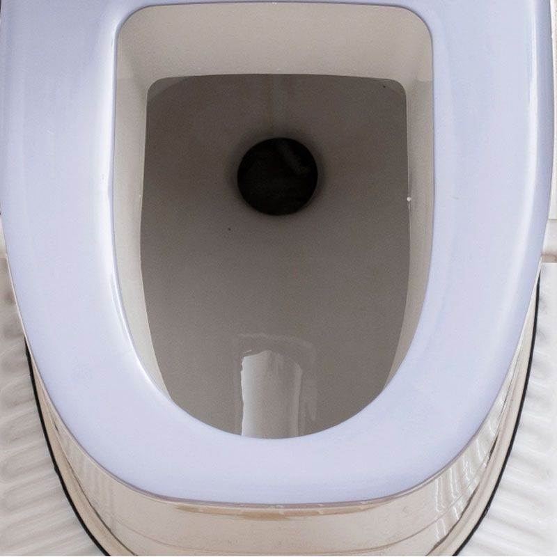 Modern Plastic Wall-mounted Toilet Bowl with Toilet Seat for the Bathroom
