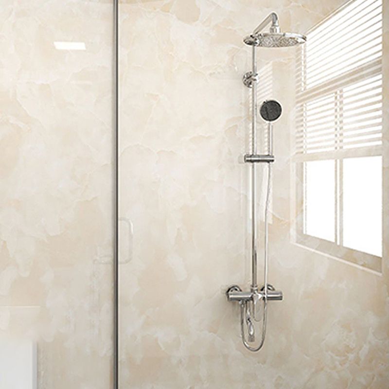 Modern Peel and Stick Splash Guard Wall Tile PVC Wallpaper for Shower