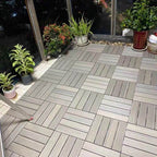 Classic Wooden Outdoor Flooring Composite Paving Tiles