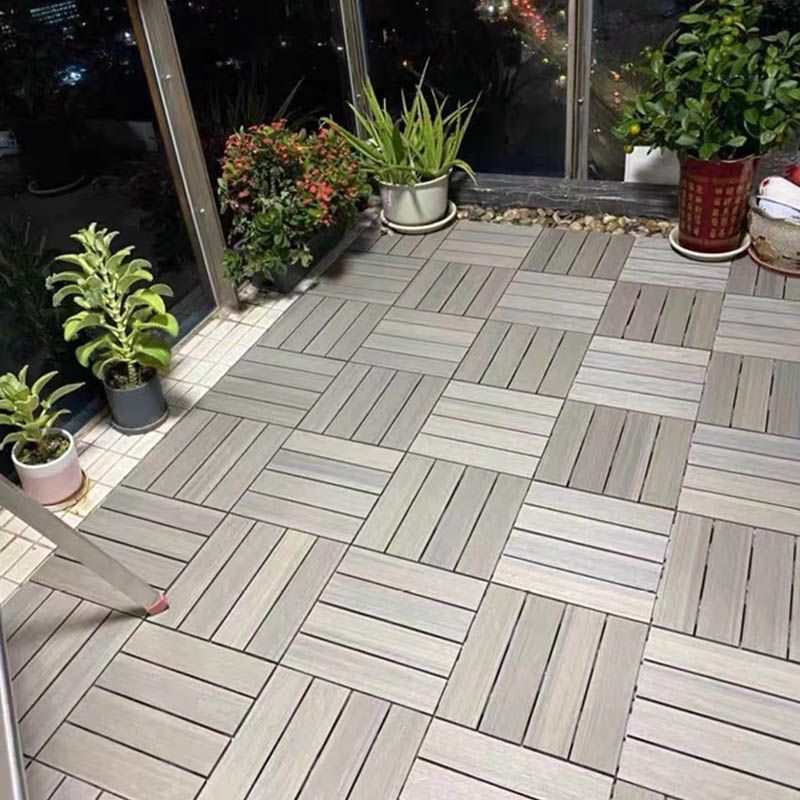 Classic Wooden Outdoor Flooring Composite Paving Tiles
