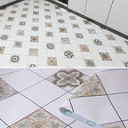 Modern vinyl floor planks for peeling and sticking Geometrically printed PVC flooring
