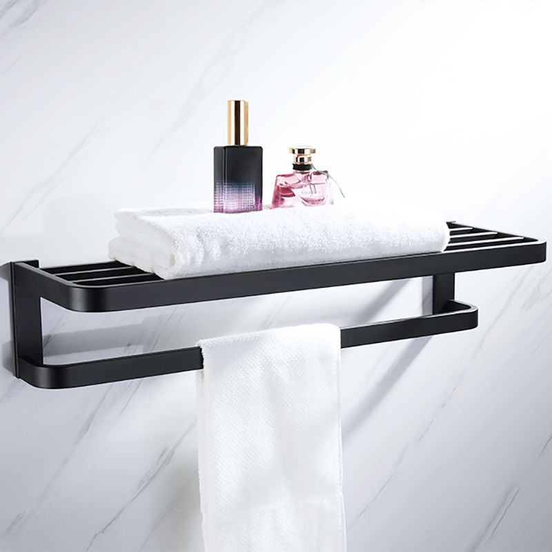 Modern Bathroom Hardware Set Bathroom Shelf Towel Bar Black Bathroom Hardware Set