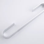Contemporary 2-piece bathroom accessory set aluminum stainless steel towel bar