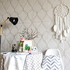 Contemporary waterproof wall planks striped brick bedroom wall panels