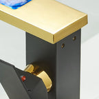 Modern Waterfall Spout Sink Faucet with LED Brass Sink Faucet