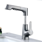 Modern Faucet Solid Copper Centerset Bathroom Faucet