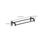 Modern Bathroom Accessories Black Paper Holder Bathroom Shelf Bathroom Accessory Set